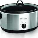 Crock-Pot Large 8 Quart Oval Manual Slow Cooker Stainless Steel (SCV800-S)