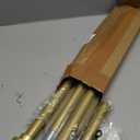 Shower Curtain Rod, 1" Diameter Heavy Duty Tension Shower Rod, Non Slip Adjustable 28-102 inch No Drilling Shower Curtain Rods Spring Tension For Bathroom, Shower Stall, No Rust, Chrome Gold