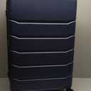 Simple Deluxe 20 Inch Hardside Carry On Luggage, Suitcase with Double Spinner Wheels & TSA Lock, Hard Shell, Expandable Rolling Lightweight, Blue