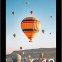 6x12 Picture Frame Black for Wall Hanging, Wall Mounting Horizontally or Vertically, 6 x 12 Wall Gallery Poster Photo Frame with Shatter Resistant Plexiglass, Black