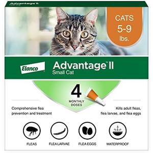 Advantage II Small Cat Vet-Recommended Flea Treatment & Prevention 3 Packs Advantage II Small Cat Vet-Recommended Flea Treatment & Prevention 3 Packs