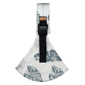 Marrlly Baby Sling Carrier Newborn to Toddler Adjustable One-Shoulder Design with Hip Seat Support, Labor-Saving Baby Wraps Carrier 10-30 lbs(Leaf)