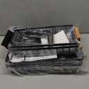 Kitstorack Under Sink Organizer, 2 Tier Under the Sink Storage, Slide out Pull out Cabinet Organizer Shelf, Metal Sliding Drawer for Kitchen Bathroom Pantry Closet Organization Rack, Black, 2 Pack