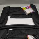 COOLBEBE Kids Travel Tray for Toddler Car Seat, Travel Tray for Airplane, Toddler Car Seat Lap Tray, Carseat Table Tray for Kids Travel Activities (Black -2PCS)