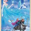 Trends International Disney Frozen - Adventure One Sheet Wall Poster, 22.4L x 14.7W, Blonde Framed Version
