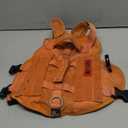 OneTigris - Tactical Dog Harness No Pull for Medium Dogs, Breathable Mesh Design, Service Dog Vest with Handle and Molle Bags, Adjustable Suit for Walking Hiking (orange)
