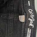 Cat & Jack Black Frayed Hem Denim Shorts L