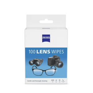 ZEISS Gentle and Thorough Cleaning Eyeglass Lens Cleaner Wipes, 18 Count