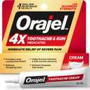 Orajel 4X for Toothache & Gum Pain: Severe Cream Tube 0.33oz- From Oral Pain Relief Brand