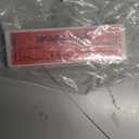 TamperSeals Group - 100pcs Non Transfer Tamper Evident Security Labels/Stickers/Seals for The Reusable Package and Expensive Surface (Red, 1 x 3.35 inches, Serial Numbers)
