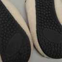 ATHMILE House Slippers for Women Men Indoor Barefoot Slippers Socks Furry Slip on House Shoes Cozy Comfy for Home Bedroom Travel Yoga (8-8.5 Women/7-7.5 Men, Beige Leopard)