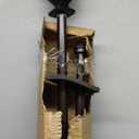 EXCLUSIVE HOME Napoleon Double Curtain Rod and Finial Set, Matte Bronze, 36"-72"
