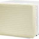 Homydom Window air Conditioner Cover Indoor,ac Covers for Inside Wall Unit 25 x18 x 3.5 inches(L x H x D),White ac Cover,Window ac Covers for Inside.
