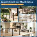 12-16ft Side Mount Cable Railing Post Kit for 36" Deck Level Railing