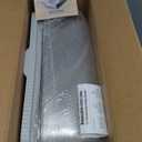 23.6''x16''x12'' Enclosed Stainless Steel Litter Box with Lid, XL Sifting Litter Box for Pine Pellets, High Sides Metal Litter Box System for Big Cats, Anti-Leakage, Easy Cleaning, Less Tracking (Large)