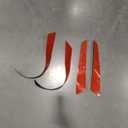 Car Interior Accessories 4 Pieces Carbon Fiber Inner Door Strip Decal for Mercedes-Benz C-Class W204 2007-13