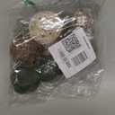 USMOLA 18Pcs Decorative Balls for Centerpiece Bowl  6Pcs Fake Moss Balls + 12Pcs Rattan Wicker Balls, Artificial Moss Decorative Balls Vase Fillers for Home Garden Wedding Party Decor (Rustic)