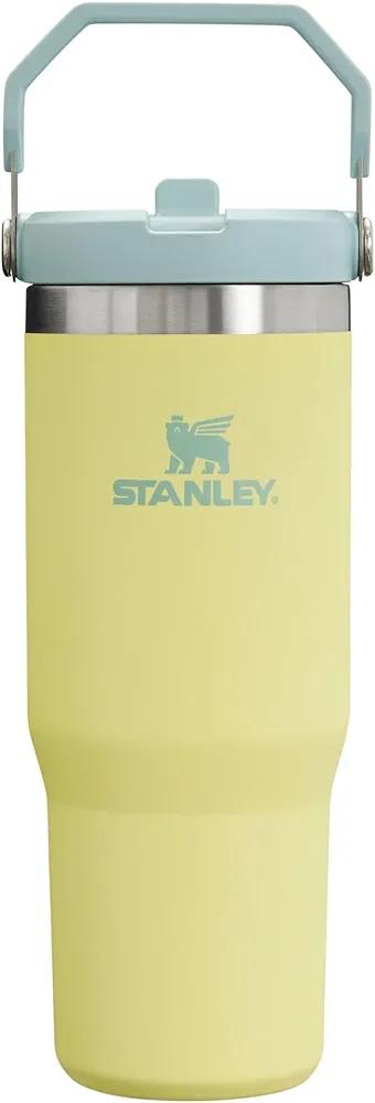 Stanley IceFlow Stainless Steel Tumbler - Vacuum Insulated Water Bottle for Home, Office or Car Reusable Cup with Straw Leak Resistant Flip Cold for 12 Hours or Iced for 2 Days, Pomelo, 30 oz / 0.89 L