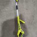 Electric Weed Wacker Cordless Eater Battery Powered Brushless Brush Cutter with 2X4.0Ah Batteries and Charger 24V Powerful Weed Trimmer 2 Types Metal Blades for Lawn Yard Garden (Green)