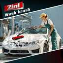 2In1|2MOPS(Car Wash Brush Mop*1 & Car Duster Mop*1) with 1 Long Handle|Microfiber Car Brushes for Washing Exterior,Car Wash Accessories Scratch Free,Car Wash Mop for Rv Truck Boat