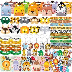 Jungle Safari Party Favors Set Wild Animals Set for Kids Birthday Gifts, Wild Theme Party favors for Kids Birthday Party Baby Shower Goodie Bag Fillers Jungle Safari Party Supplies (Animal)