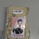 Long Platinum Blonde Braided Ponytail Wig for Cosplay Heat Resistant Synthetic Wigs with Cap (Small Size)