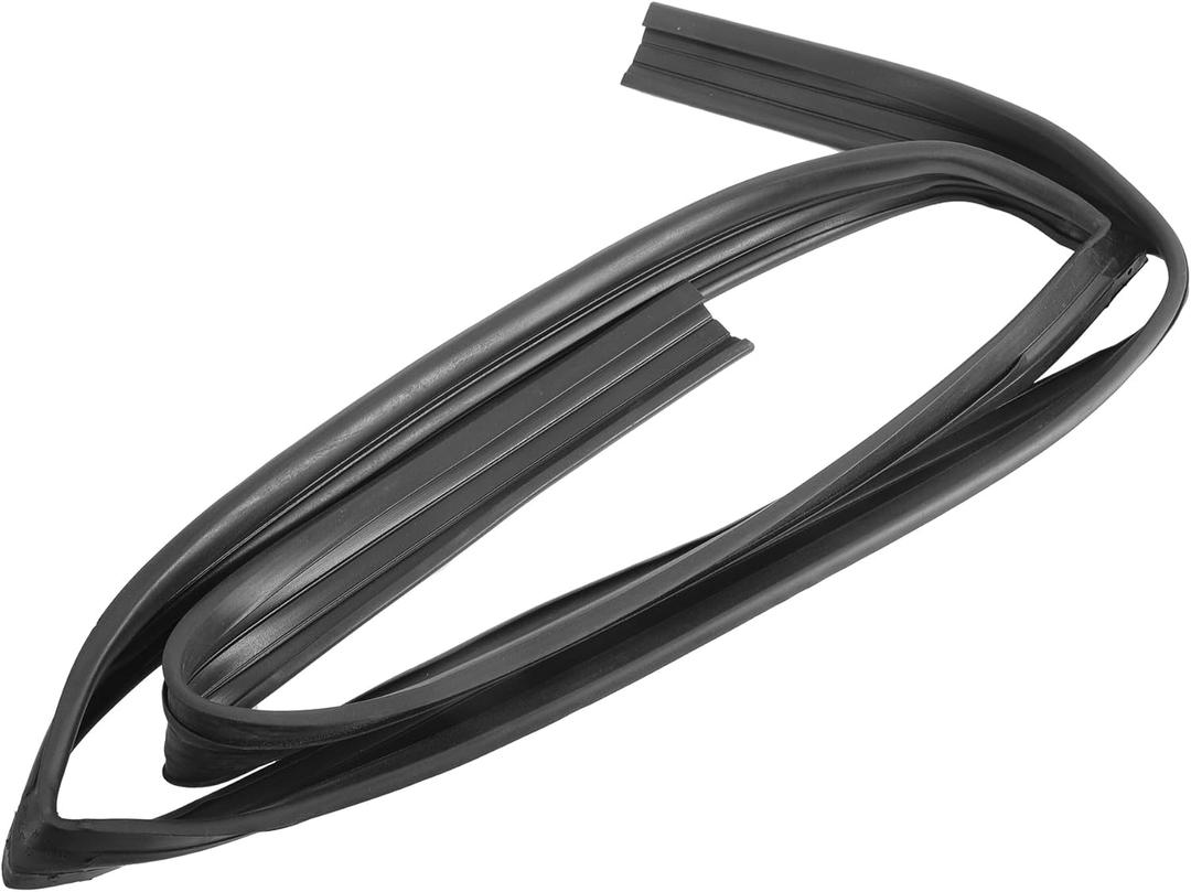 Motoforti Door Window Run Channel Seal, Weatherstrip Glassrun Channel Seal Strip, for Honda Fit 2009-2013, Rubber, Rear Left, No.72775TF0003, Black, 1 Pc