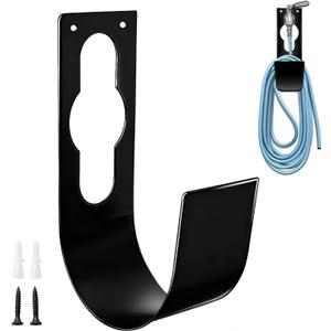 SupKing Hose Holder Wall Mount,Heavy Duty Garden Hose Hanger Reel Metal Hose Hooks Fit to100ft Expandable Watering Hose Storage