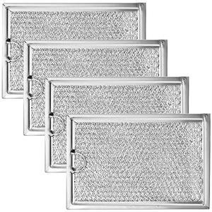 WB06X10309 Microwave Oven Grease Filter 7-5/8 x 5" Compatible with GE WB06X10359 Microwave Filter Replacement Parts by AMI PARTS (4 Packs)