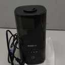 Humidifiers for Bedroom (1.1L), Small Cool Mist Humidifier for Home Plant and Baby Nursery, Quiet Ultrasonic Humidifier with 360 Nozzle, Auto Shut-Off, Filter less, Black