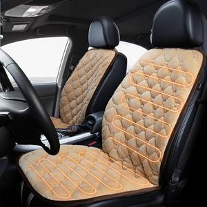 ESMING Driver Or Passenger Car Seat Cushion for Full Back and Seat, Beigen