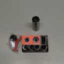 Metal Kitchen Faucet Head Replacement, 2-Mode Pull Down Kitchen Faucet Spray Head with 15 Adapters, High Pressure Sink Sprayer Nozzle Stainless Steel, Brushed Nickel