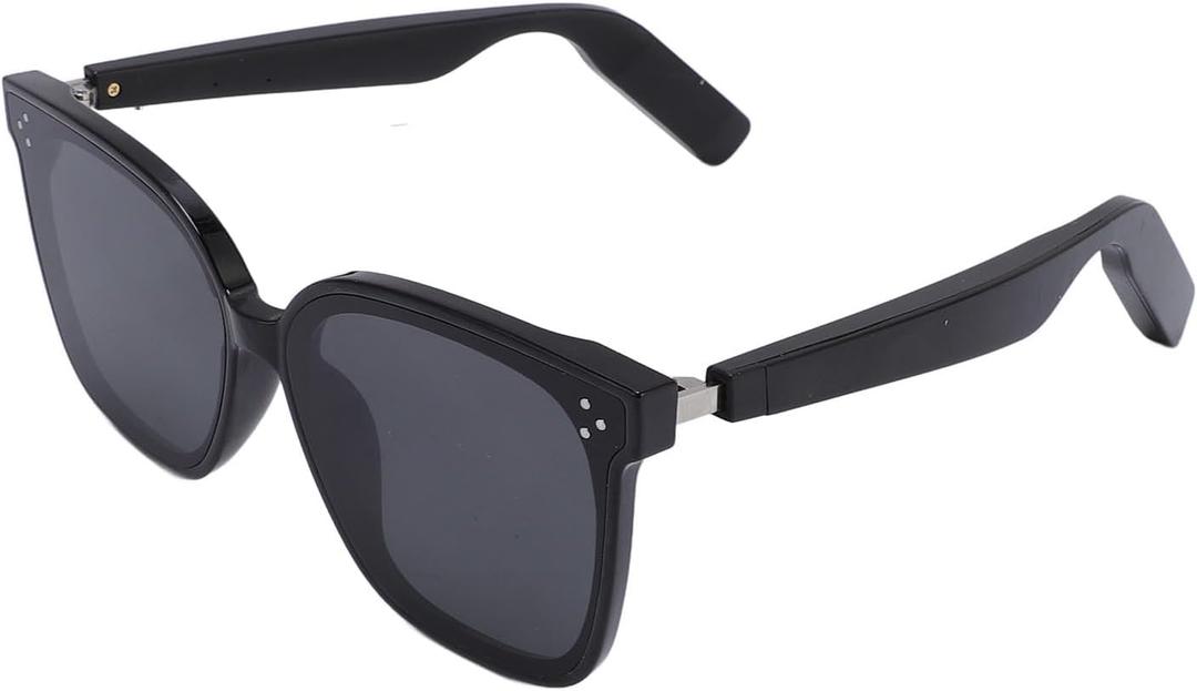 ciciglow Smart Glasses for Women Men, Polarized Lens Bluetooth 5.3 Smart Sunglasses, Built in Stereo Speakers Mic, Open Ear Clear Sound Headphone Glasses for Outdoor Driving Calling Music