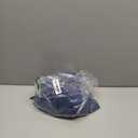 DONREN Dark Blue Sheer Curtains 84 Inches Long for Bedroom - 2 Pack Eyelet Top Voile Semi Sheer Drapes See Through Window Curtains for Living Room Navy Blue