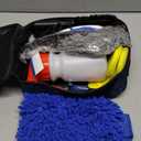 AUTODECO 33Pcs Car Wash Detailing Kit Cleaning Kits with Foam Sprayer Brush Large Wash Mitt Towels Complete Interior Exterior Car Washing Supply Set Blue