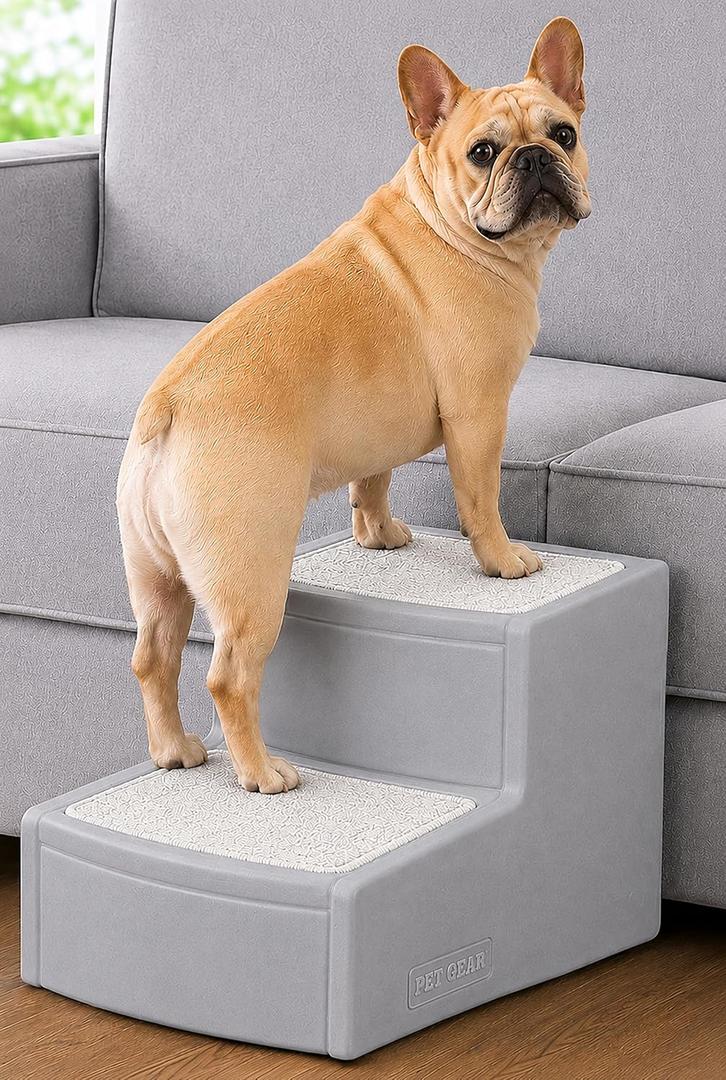 Pet Gear Easy Step II Pet Stairs, Light Sand, 2 Step