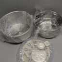 6L-Stainless Steel Salad Rotator, Vegetable Dishwasher,Lettuce Cleaner and Dryer, Kitchen Strainers.