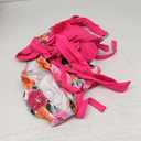 High Waisted Underwire Bikini Sets - Women 2025 Two Piece Swimsuits Halter Bathing Suits with Tummy Control Bottom XL Pink Floral