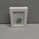 Frame for 3.5x5 inch Photo White Frame MDF Picture Frame 2 Pack for Tabletop and Wall