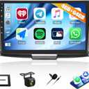 4G+64G Car Radio for Honda Accord 9th EX-L 2013 2014 2015 with Wireless CarPlay Android Auto, 10" 1280*720 Touchscreen Radio Android 15 Car Stereo Bluetooth 5.0 32EQ WiFi GPS RDS FM HD Backup Camera