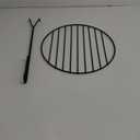 SereneLife Stainless Steel High Heat Charcoal Fire Grate - Replacement Part Used for SereneLife Model Number: SLCARFP54