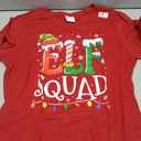 Elf Family Christmas Matching Pajamas Xmas Elf Squad T-Shirt, Medium