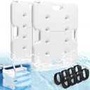 2 Pack 60lbs Heavy Duty Pool Ladder Weights, HDPE Waterproof Swimming Pool Ladder Weights for Steps, Pool Step Weights for Above & Underground Ground Pools (22.5" x 18")