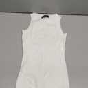 ZESICA Womens Summer Sleeveless Tank Tops Ribbed High Neck Racerback Slim Fitted Color Block Casual Shirts (Small, Cream)