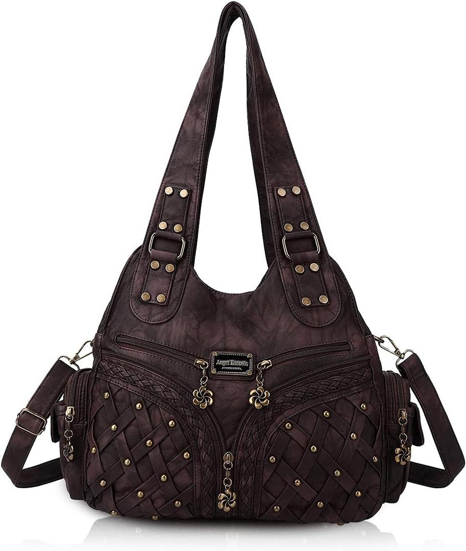 Angel Barcelo Purses for Women Large Shoulder Bag Soft Hobo Bags for Women