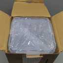 PRAKI Large Airtight Food Storage Containers 5.2L / 195oz, 4pcs Pantry Kitchen Organizers and Storage for Flour, Sugar, Baking Supplies, BPA Free, Plastic Flour Containers with 20 Labels & Maker (Black)