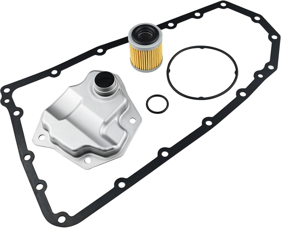 RE0F10A RE0F10B JF011E Transmission Filter Oil Pan Gasket Kit 05191890AA Compatible with Jeep Nissan Dodge Mitsubishi Compass Patriot Rogue Sentra Lancer Outlander Caliber
