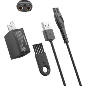 Superer 5V Fast Charger for Philips Norelco One Blade 360 QP2724 QP2834, Wet&Dry Series 2000 2400, MG7910 MG5910 MG9510 MG9520 MG9525, QP4631 QP6552 QP1924 QP6542 QP1324 QP4530 for Phillips Shaver