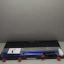 KEZERS Drywall Skimming Blade Set-7",10",14",16" & 24" Skimming Blades + 35"-81" Extension Handle, Stainless Steel Construction Knife,Smoothing Drywall Knife,Extruded Aluminum,High Impact End Caps