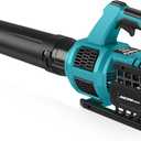HEINRPO Cordless Leaf Blower Compatible with Makita 18V Battery(No Battery) 400CFM Electric Leaf Blower Cordless, Variable Speed, Turbo Mode, Handheld Battery Powered Leaf blowers for Lawn Care